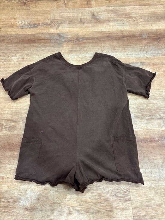Amazon Dresses & Skirts - Amazon Brown Short Sleeve Mini Romper
